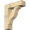 Ekena Millwork Funston Block Rough Sawn Bracket w/ Offset Brace, Douglas Fir, 8"W x 28"D x 32"H BKT0806X28X32FST05RDF - alternate 1